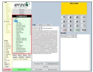 IDTECH VP3300 EMV Contact and EMV Contect Reader - available commands