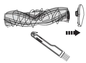Tineco A10 Series 856560007788 Stick Vacuum Cleaner -Brush Roller1