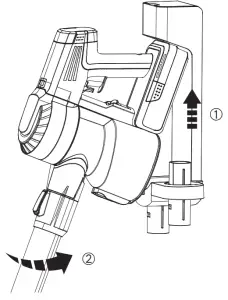 Tineco A10 Series 856560007788 Stick Vacuum Cleaner - wall mounted dock