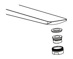 progetto C1500 Como Floor Mount Bath Filler and Handshower - Aerator Maintenance