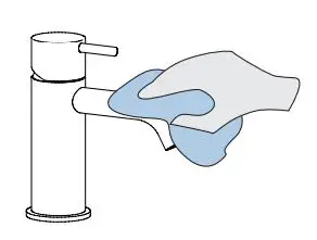 progetto C1500 Como Floor Mount Bath Filler and Handshower - Cleaning