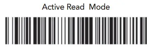 KOAMTAC 0.5W UHF Reader Mini Guide KDC470 Instruction Manual - Active Read Mode Bar Code