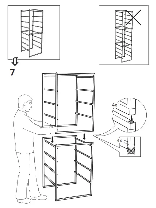 IKEA 40419958 JONAXEL Frame- 10