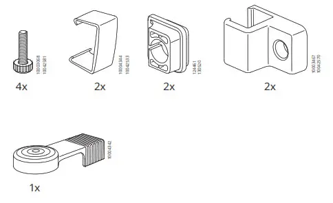 IKEA 40419958 JONAXEL Frame- 2