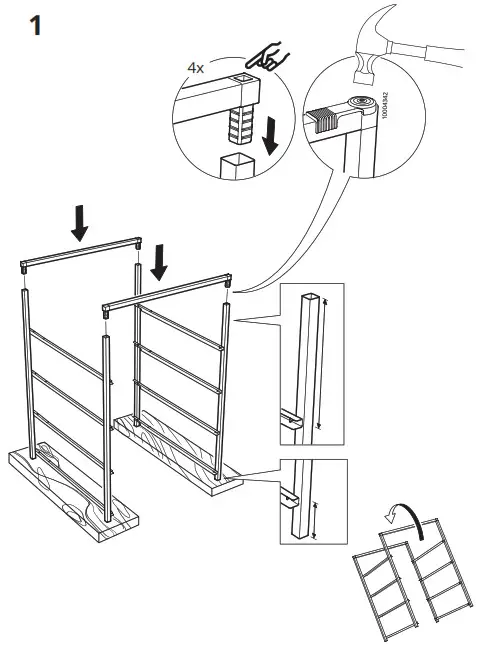 IKEA 40419958 JONAXEL Frame- 3
