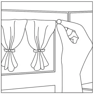 Keikey ARMYSROOM Bluetooth Speaker- Insert the curtain