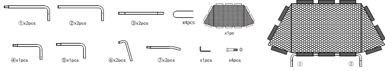 virtufit VF06048 Soccer Goal Pro with Goal Wall fig 1