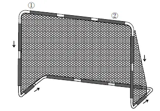 virtufit VF06048 Soccer Goal Pro with Goal Wall fig 3