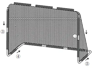virtufit VF06048 Soccer Goal Pro with Goal Wall fig 4