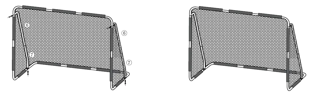 virtufit VF06048 Soccer Goal Pro with Goal Wall fig 5