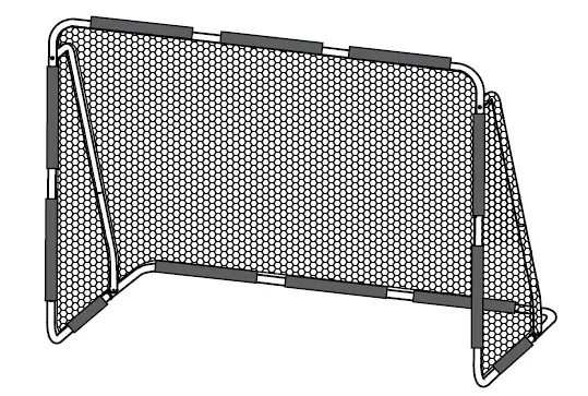 virtufit VF06048 Soccer Goal Pro with Goal Wall