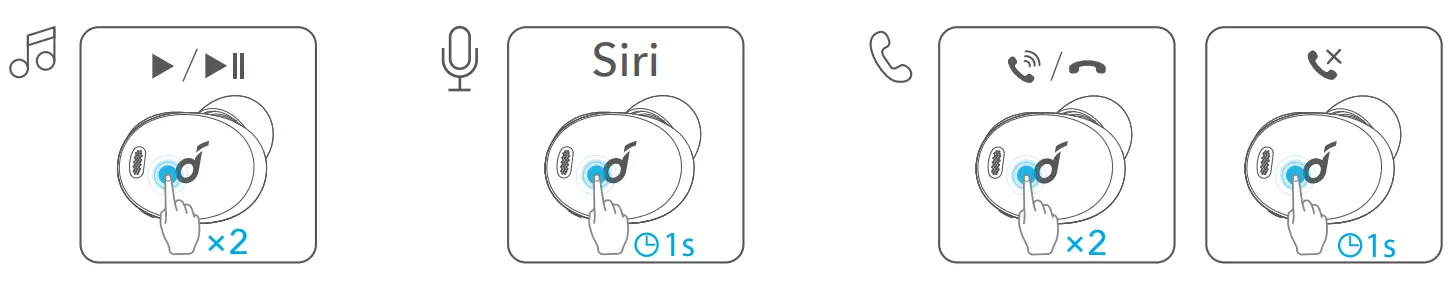 soundcore A3952011 Liberty 3 Pro Noise Cancelling Earbuds - Mono Mode