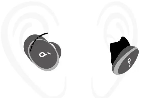 soundcore A3952011 Liberty 3 Pro Noise Cancelling Earbuds - Wearing 1