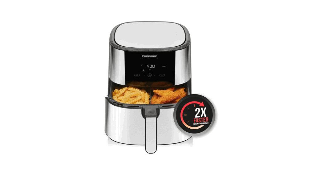 Chefman Rj38-sqss-8t-d Turbofry Touch Air Fryer With Basket Divider User Guide Chefman Rj38-sqss-8t-d Turbofry Touch Air Fryer With Basket Divider User Guide