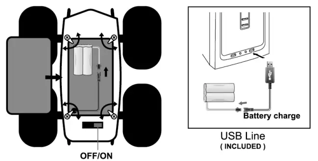 WD TOYS WD011 Land and Water Rollover Stunt Vehicle - fig 1