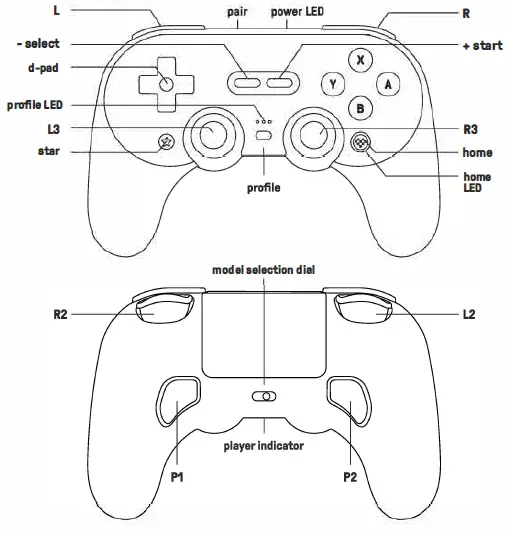 Pro 2 Bluetooth Gamepad fig 1