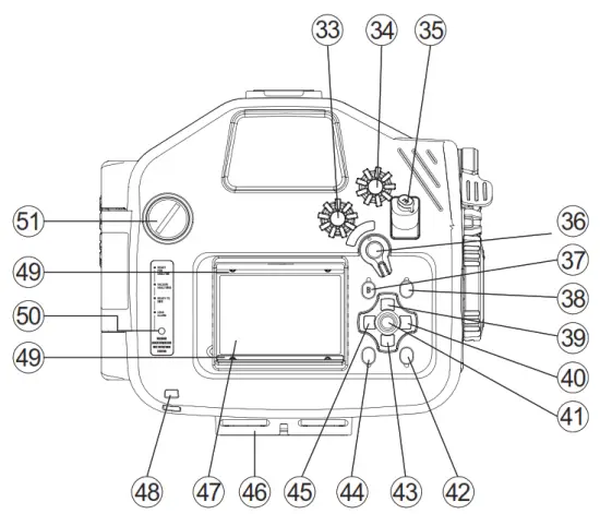 AOI Olympus OM D E M5 III Underwater Housing UH EM5III - Mode Dial