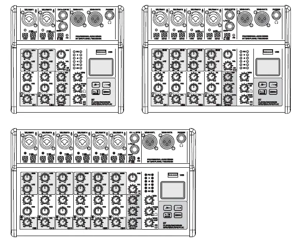 ICM-SE-4-ME-Professional-Audio-Mixer with BT and USB Recorder