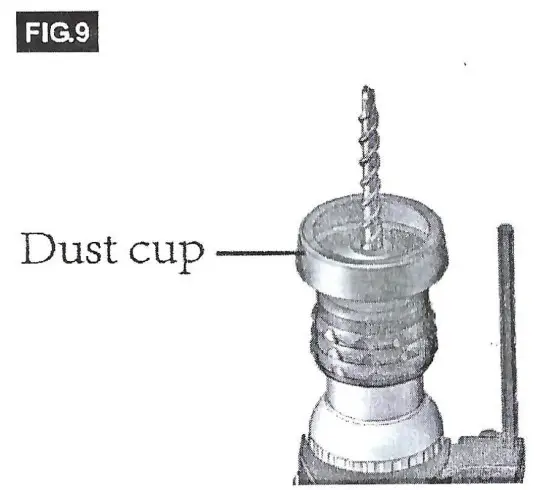 TOOLMAN LT3127 Rotary Tool Hammer - Dust cup