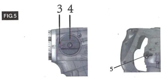 TOOLMAN LT3127 Rotary Tool Hammer - Mode Selector Switch 3
