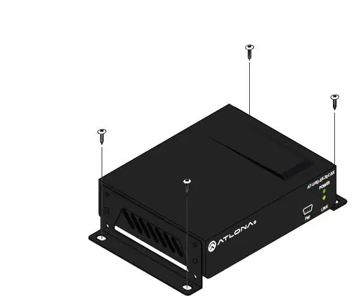 ATLONA AT-UHD-EX-70C-RX 4K-UHD HDMI Over HDBaseT RX with Control and PoE-FIG5