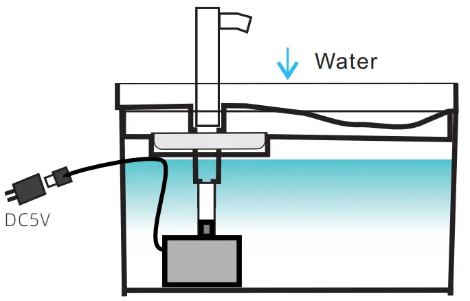 PET M6-02 Water Fountain 2.5L Instruction - fig2