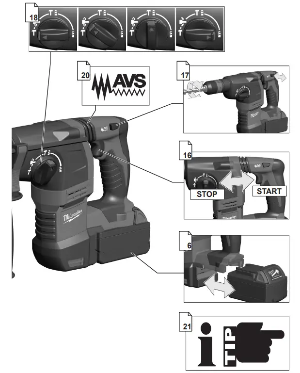 Milwaukee-HD18-HX-Heavy-Duty-4-Mode-SDS-Hammer-Drill-2