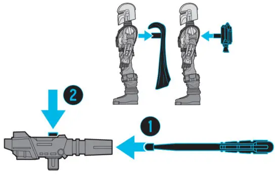 STAR WARS E9680 Battle for the Bounty Figures and Vehicle - fig