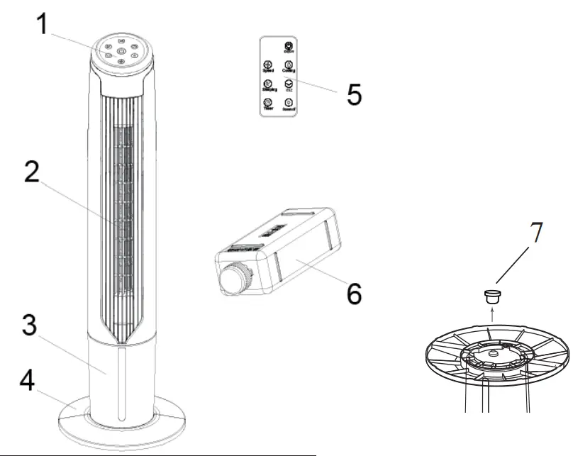 COSTWAY EP24829 Air Cooler - PRODUCT OVERVIEW