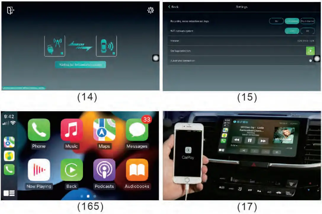 Wise Success LT003A3 Car Multimedia - Carplay