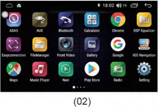 Wise Success LT003A3 Car Multimedia - Main manu 2