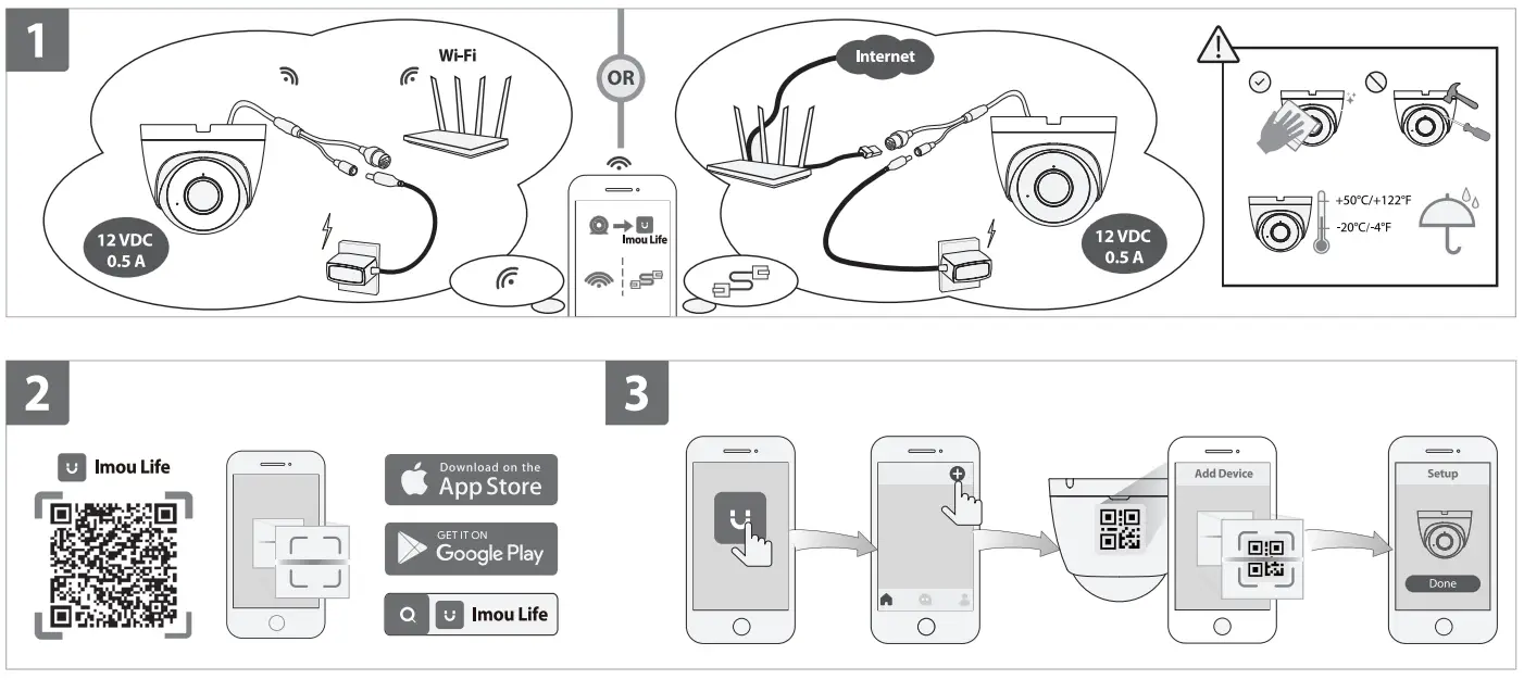 IMOU Turret Smart Security Camera with Light and Siren Alarm - 2