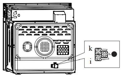 CONNECTION OF THE OVEN