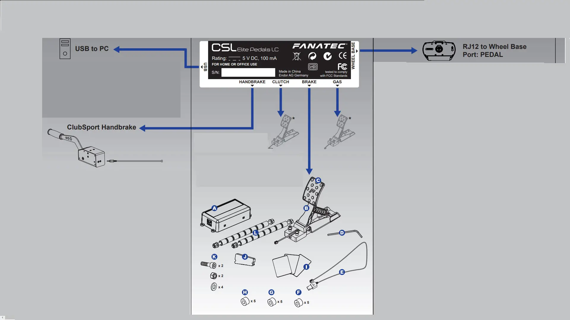 FANTEC CSL Elite Pedals Loadcell Kit User Guide - Overview