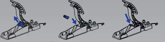 FANTEC CSL Elite Pedals Loadcell Kit User Guide - Replace the brake limiter pad