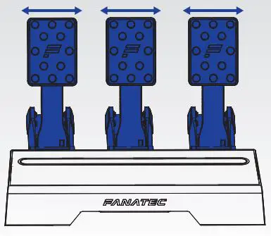 FANTEC CSL Elite Pedals Loadcell Kit User Guide - Try different positions for the pedal units
