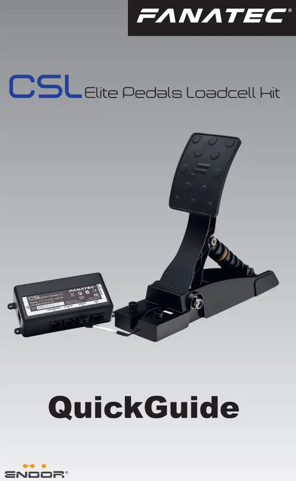 FANTEC CSL Elite Pedals Loadcell Kit User Guide