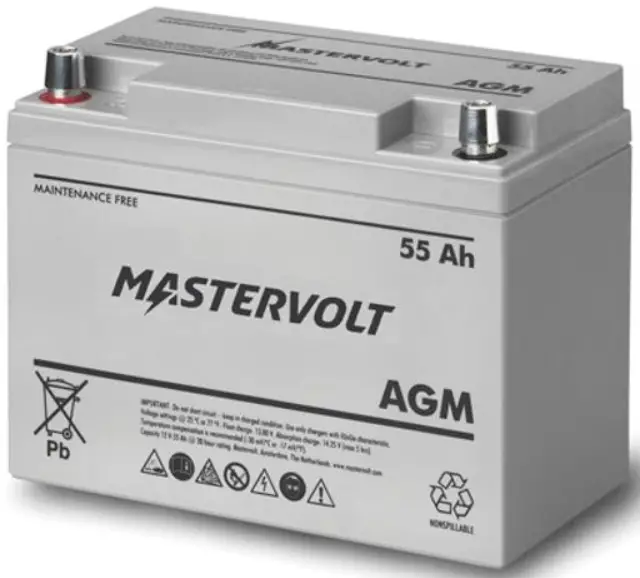 MASTERVOLT MV62000550 AGM Battery 55Ah Battery PRODUCT