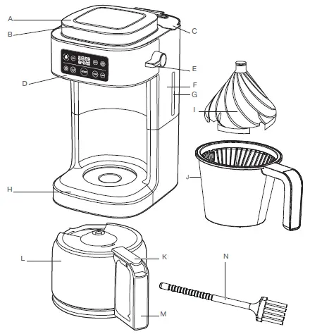 KRUPS 760D Aroma Partner Filter Coffee Maker fig 1