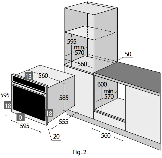 concept ETV 7560bc Built In Multi functional Electric Oven-FIG13