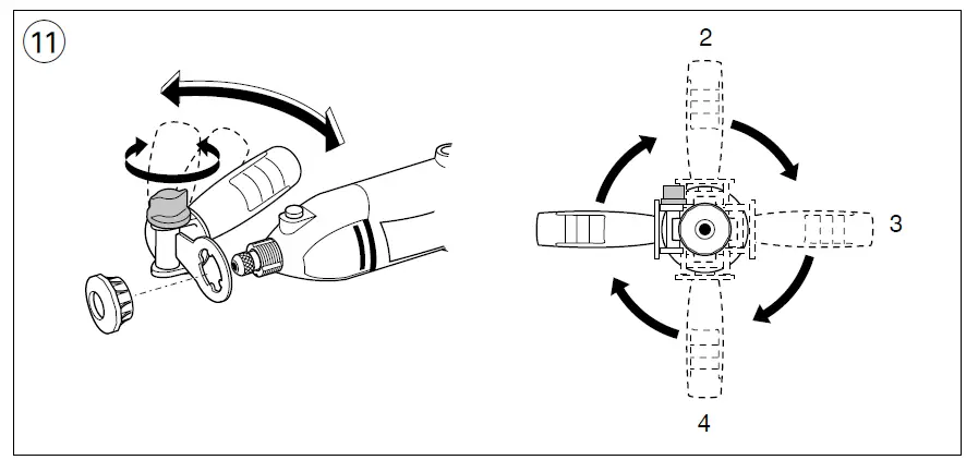 skil 1415 HIGH-SPEED ROTATION TOOL fig 9