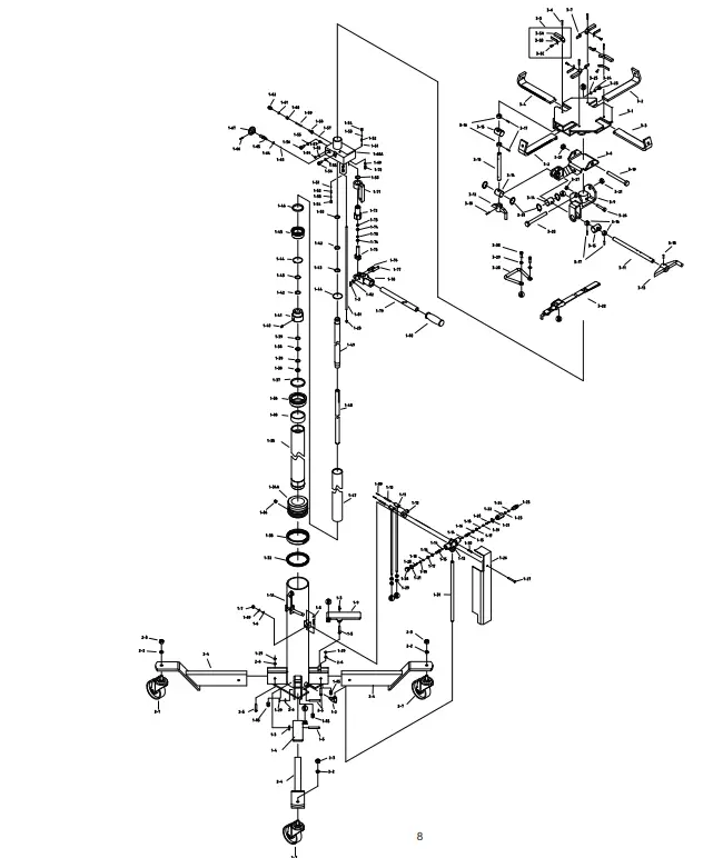 ATD Tools ATD-7430A 1-2 Ton Telescopic Transmission Jack-3