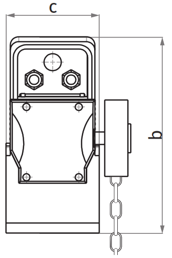 Motorline KVM105 automation for Garage doors - FIG 12