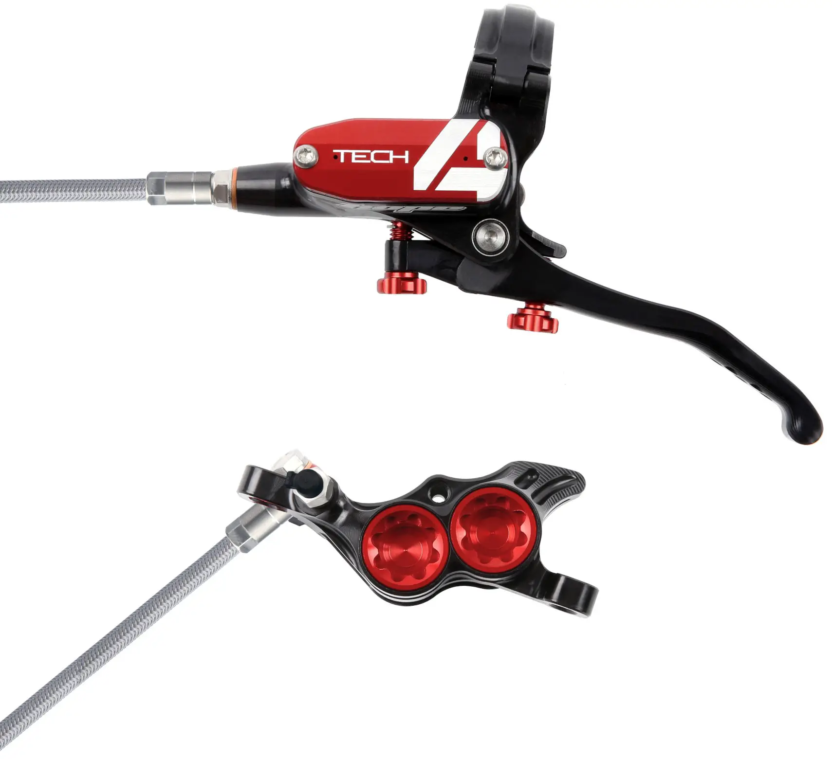 HOPETECH Tech Four Aluminum Machined 4 Piston Disc Brake-FIG8