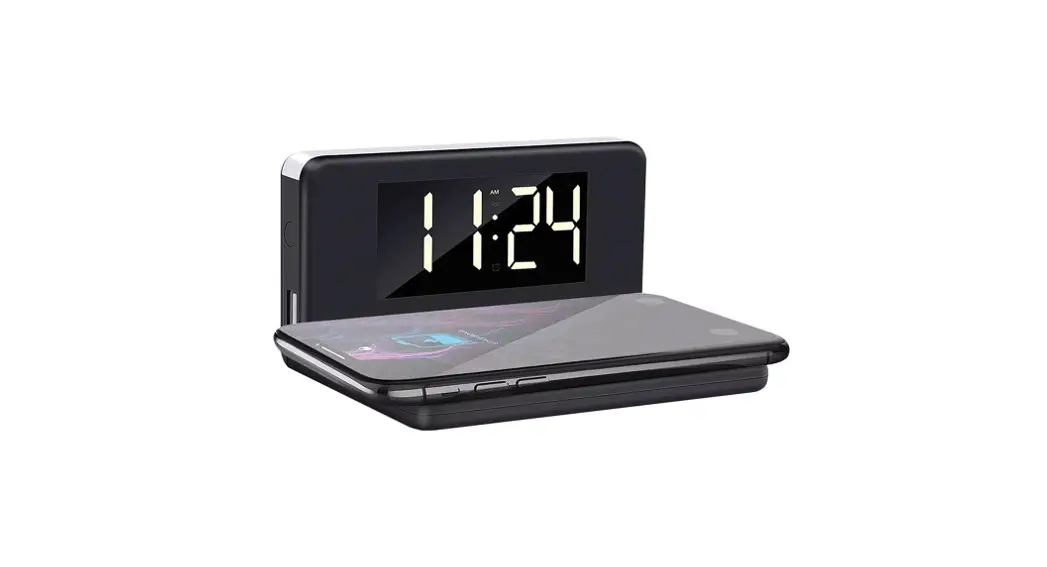 Lucci 280215 Cole Alarm Clock And Wireless Charger Instruction Manual