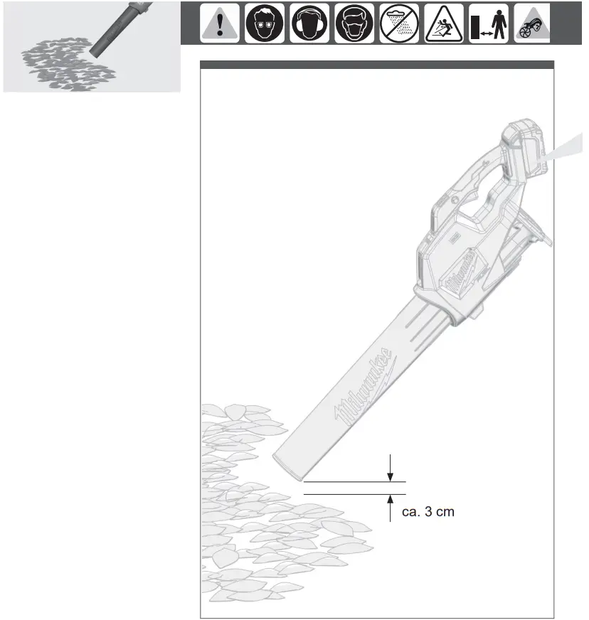 milwaukee 4933459825 M18 FBL 0 Fuel Leaf Blower 18V Bare Unit - fig 12