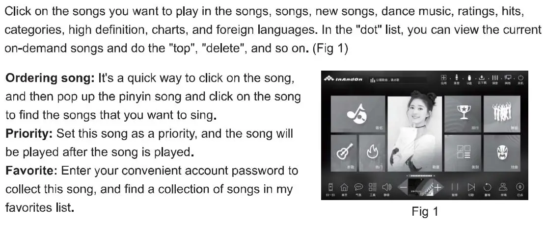 A7 InAndOn KOD Karaoke Machine User Guide - Fig 1