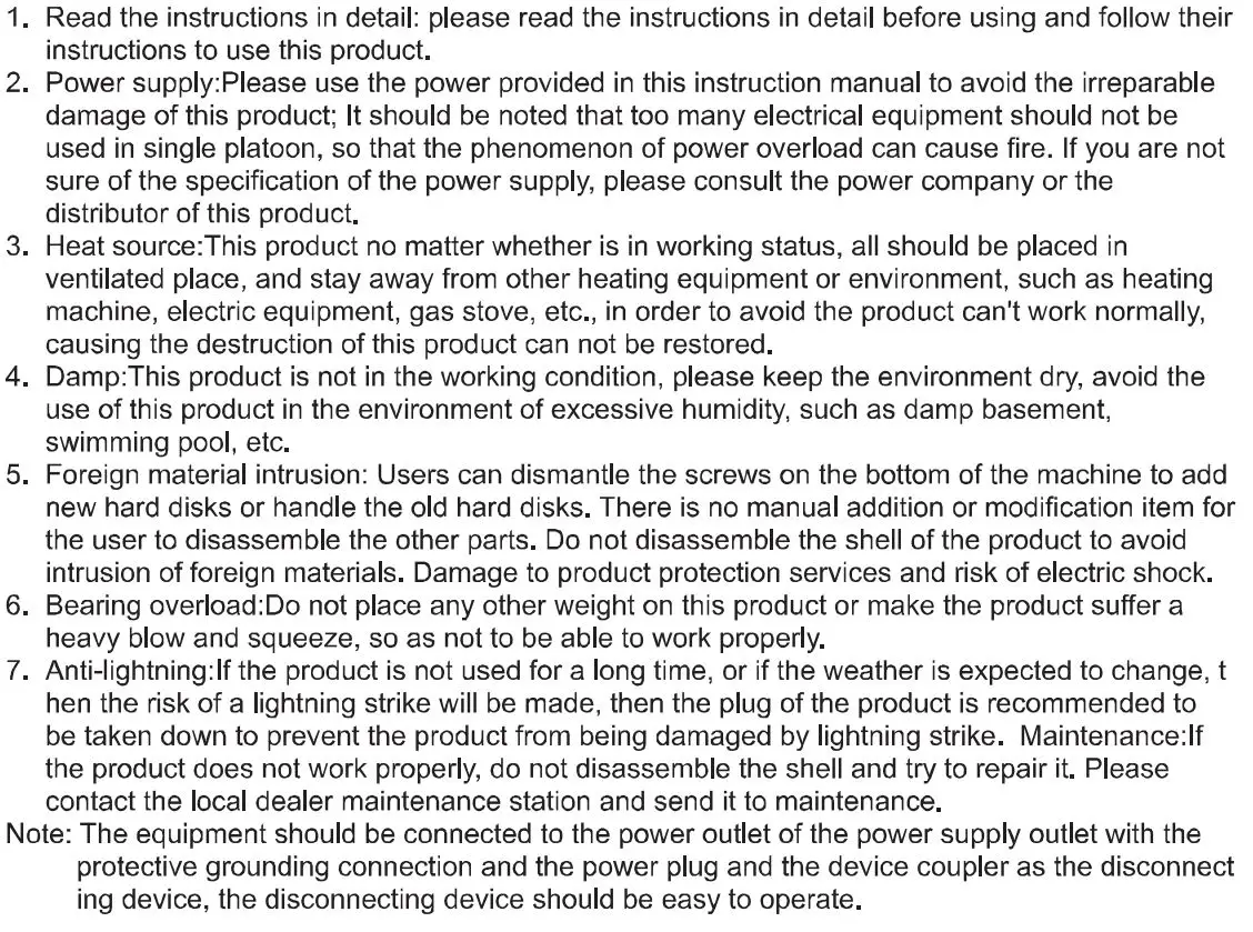 A7 InAndOn KOD Karaoke Machine User Guide - Safety Information