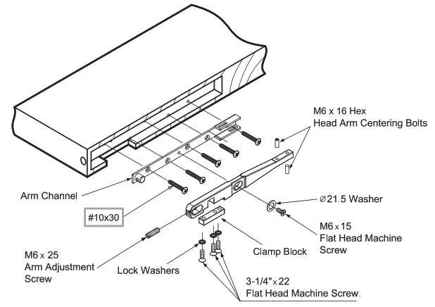 LOCKWOOD LWL9854H90 9800 Series Concealed Overhead Door Closer - DOOR FRAM 2