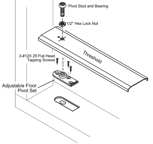 LOCKWOOD LWL9854H90 9800 Series Concealed Overhead Door Closer - DOOR FRAM 8